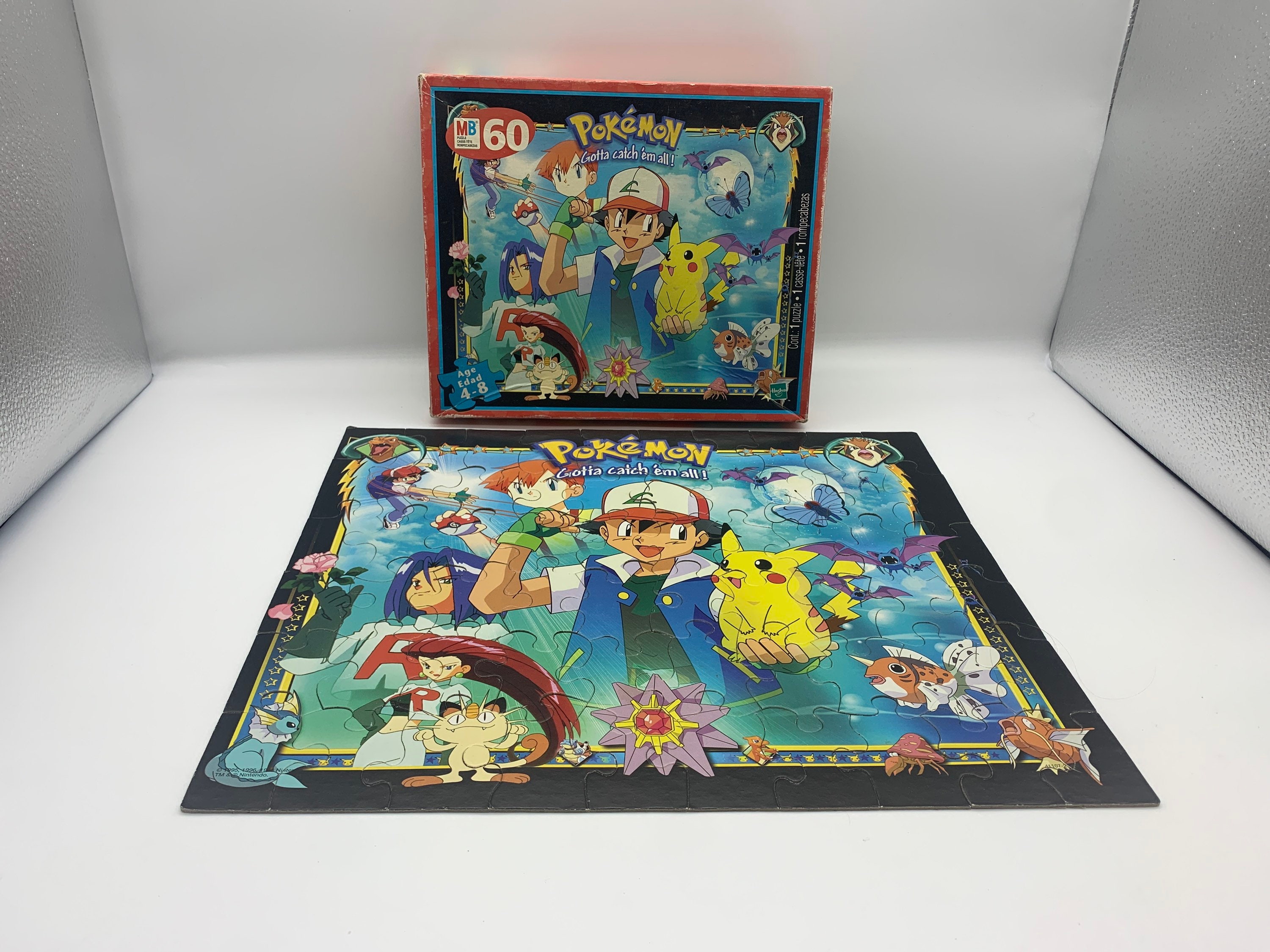 ポケモン ゲットだぜ 60ピースパズル ミルトン・ブラッドリー ハズブロ