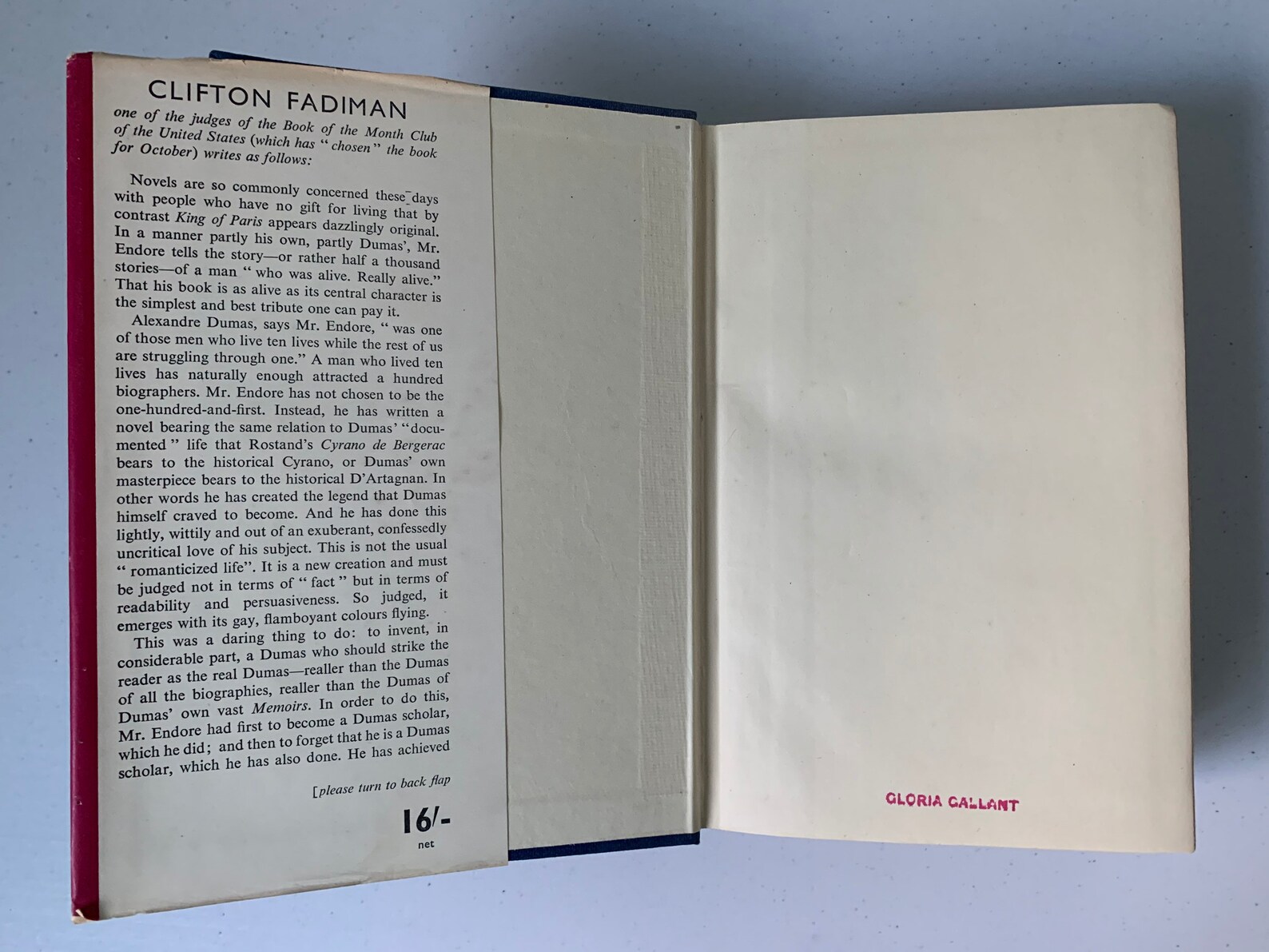 King of Paris by Guy Endore 1956 Novel Alexandre Dumas Etsy