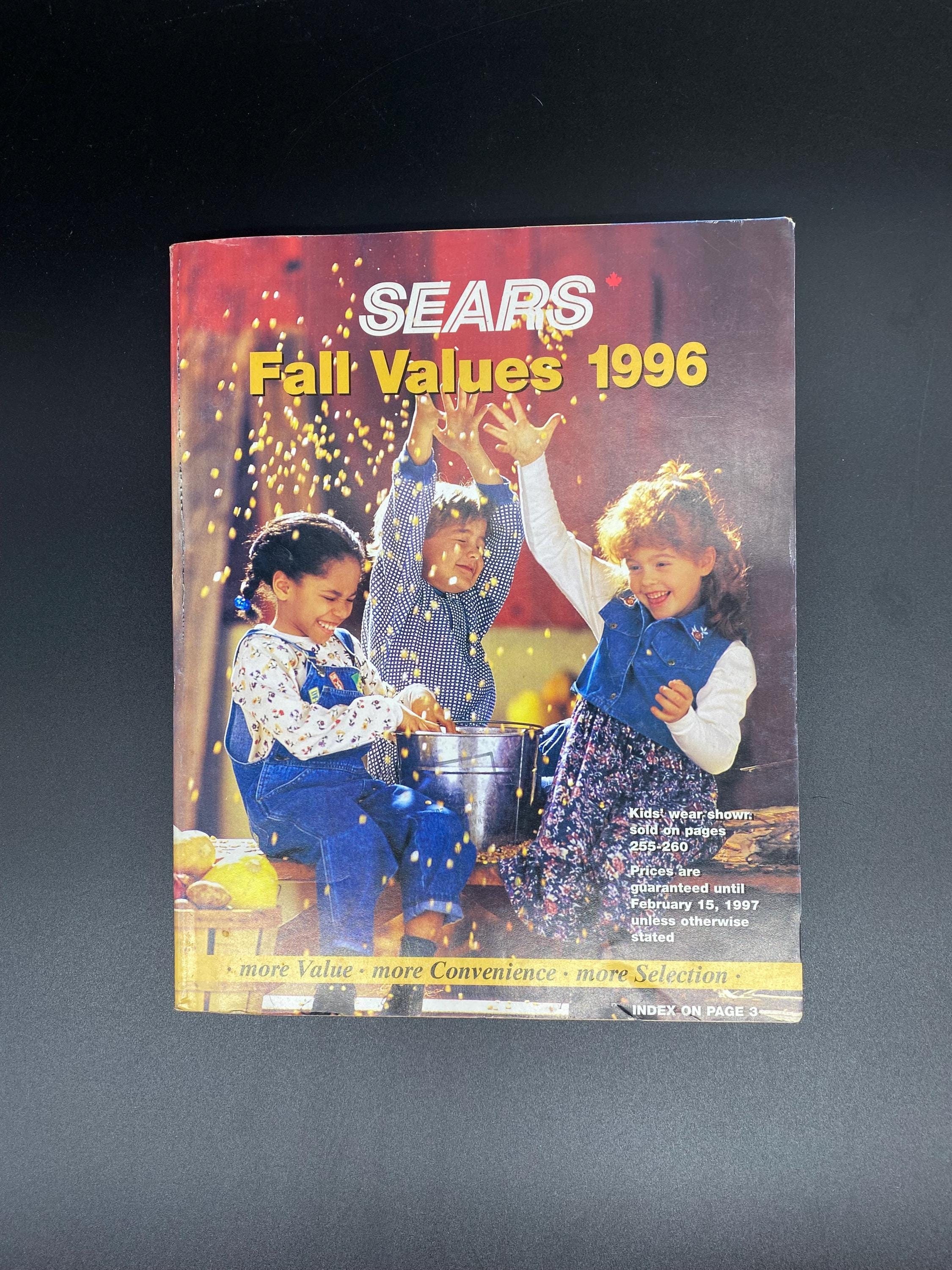 Sears Fall Values 1996 Catalogue, Vintage Sears Fall Values