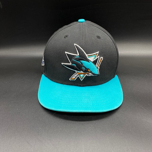 Vintage San José Sharks New Era 9Fifty Western Conference Snapback Hat, Vintage San José Sharks Snapback Hat, San José Sharks Snapback Hat