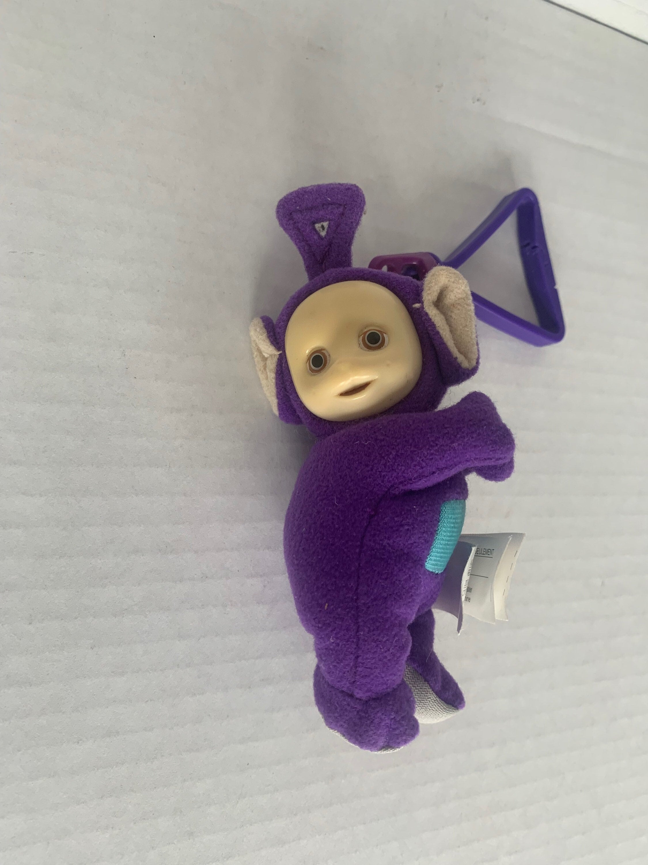 teletubbies clip on soft toy