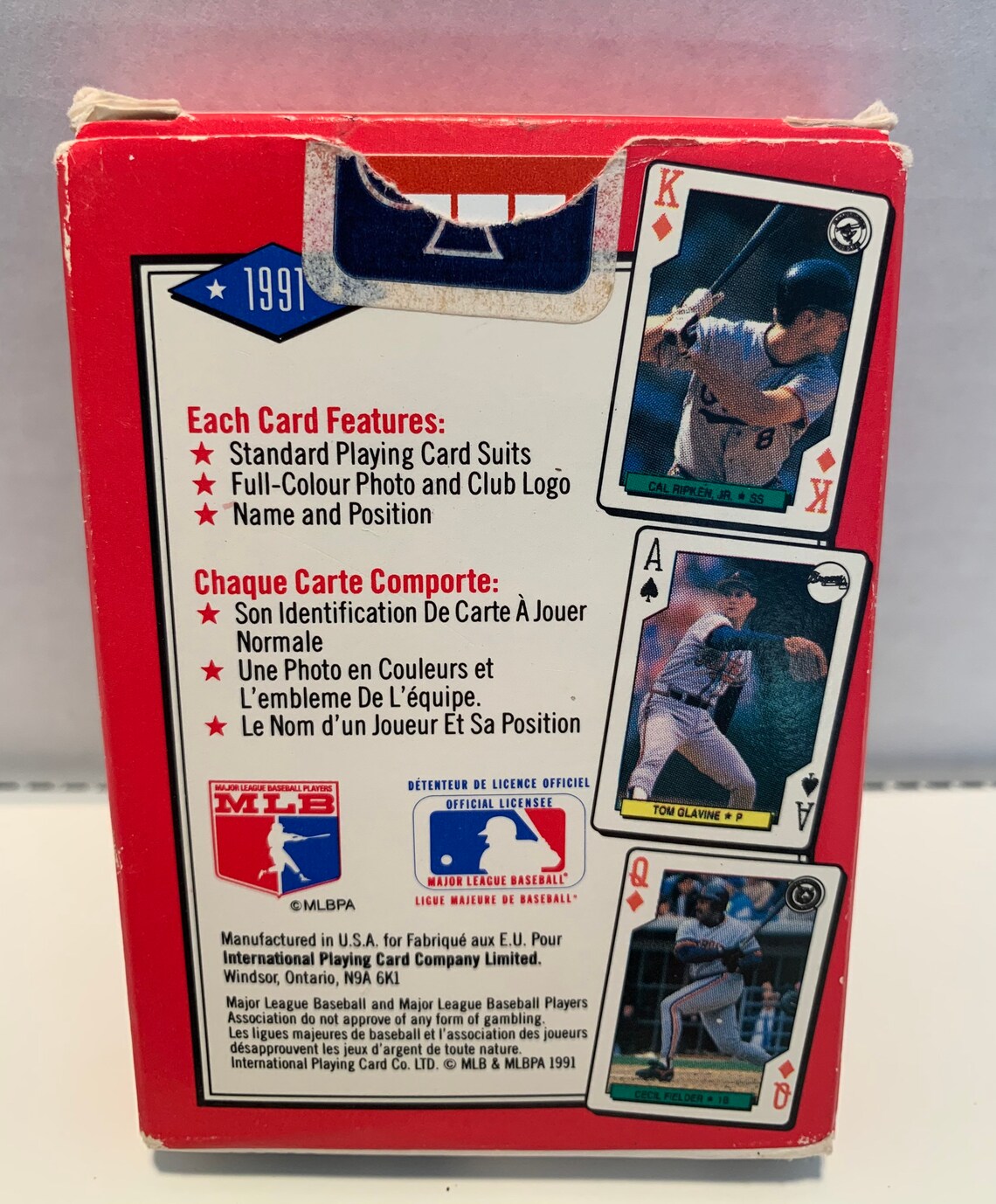 1991 Baseball Major League Allstars MLB Standard Playing Etsy