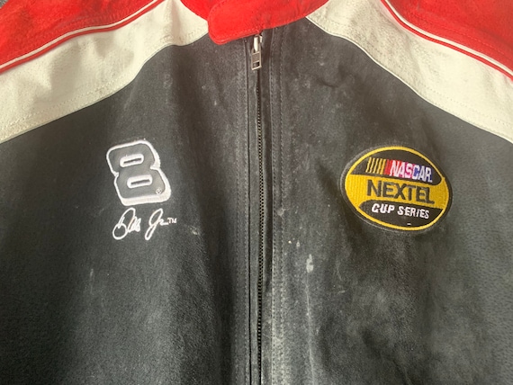 NASCAR Dale Jr. Suede Leather Jacket Wilson Leather Chase