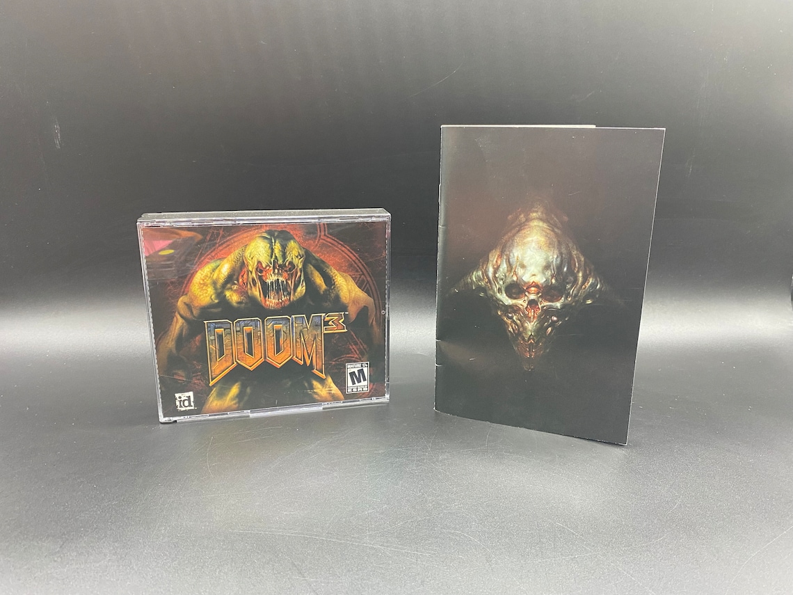 Doom 3 PC CD-ROM Id Software Computer Game, Doom 3 Computer Game, 3 ...