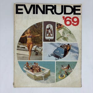 Evinrude 1969 Brochure, Aquanaut ’69, Evinrude 1969 Dealership Brochure, Vintage Evinrude Boat Brochure, Evinrude 1969 Triumph 55 Brochure
