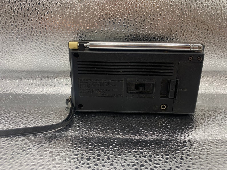 Vintage Sony FM/AM 2 Band Portable Radio Sony Model Etsy