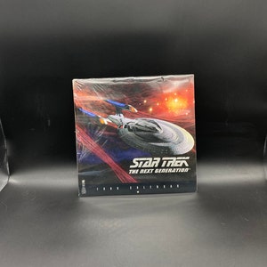Star Trek The Next Generation 1999 Calendar New Old Stock, Star Trek The Next Generation 1999 Calendar U.S.S. Enterprise NCC-1701-E Picture