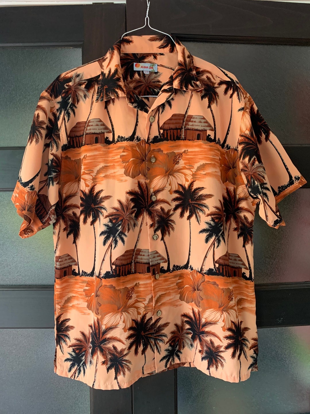 Vintage Aloha Joes Hawaiian Shirt Size L Aloha Joes Hawaiian - Etsy UK