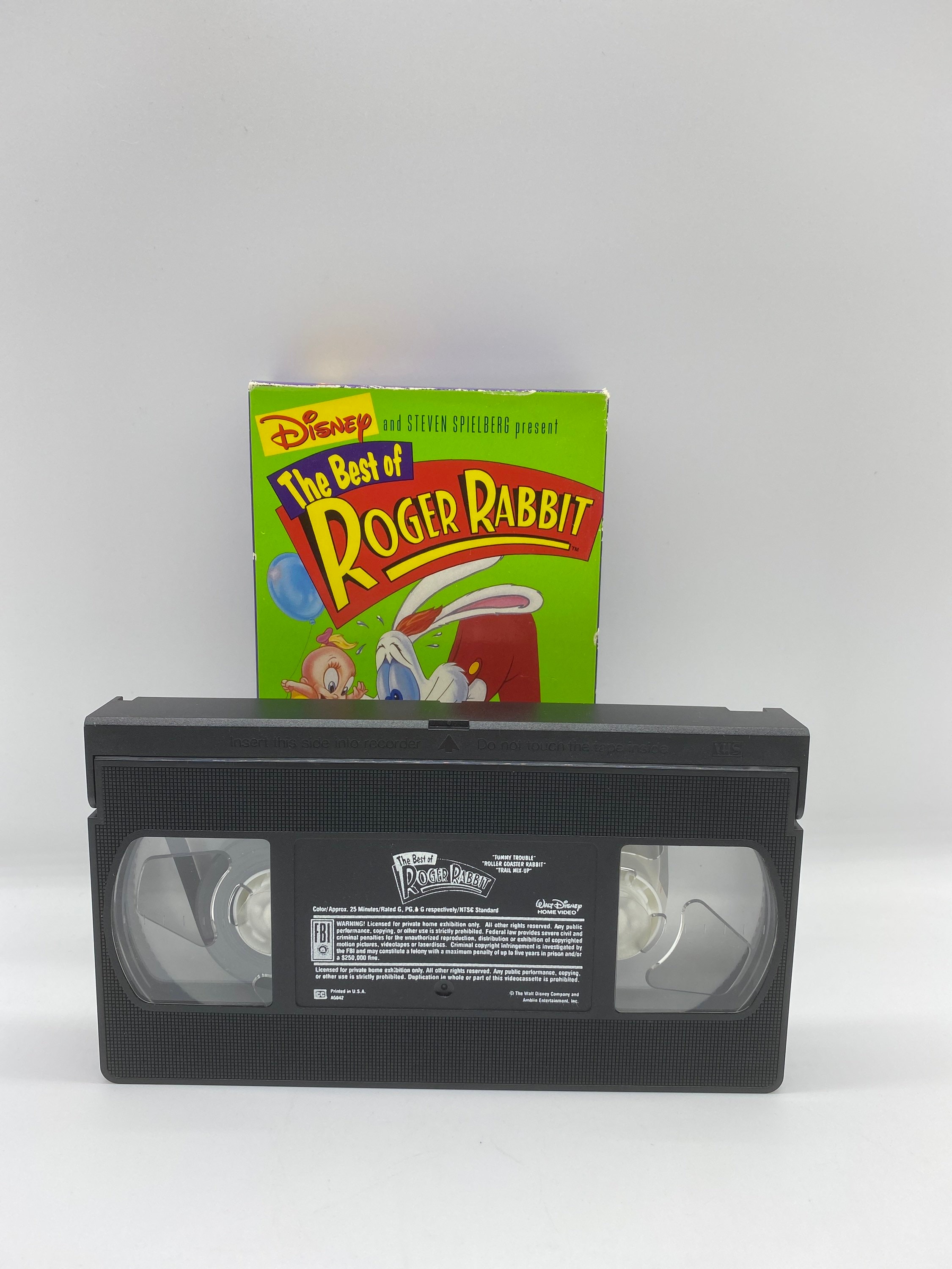 Vintage the Best of Roger Rabbit VHS, Disney and Stephen Spielberg ...