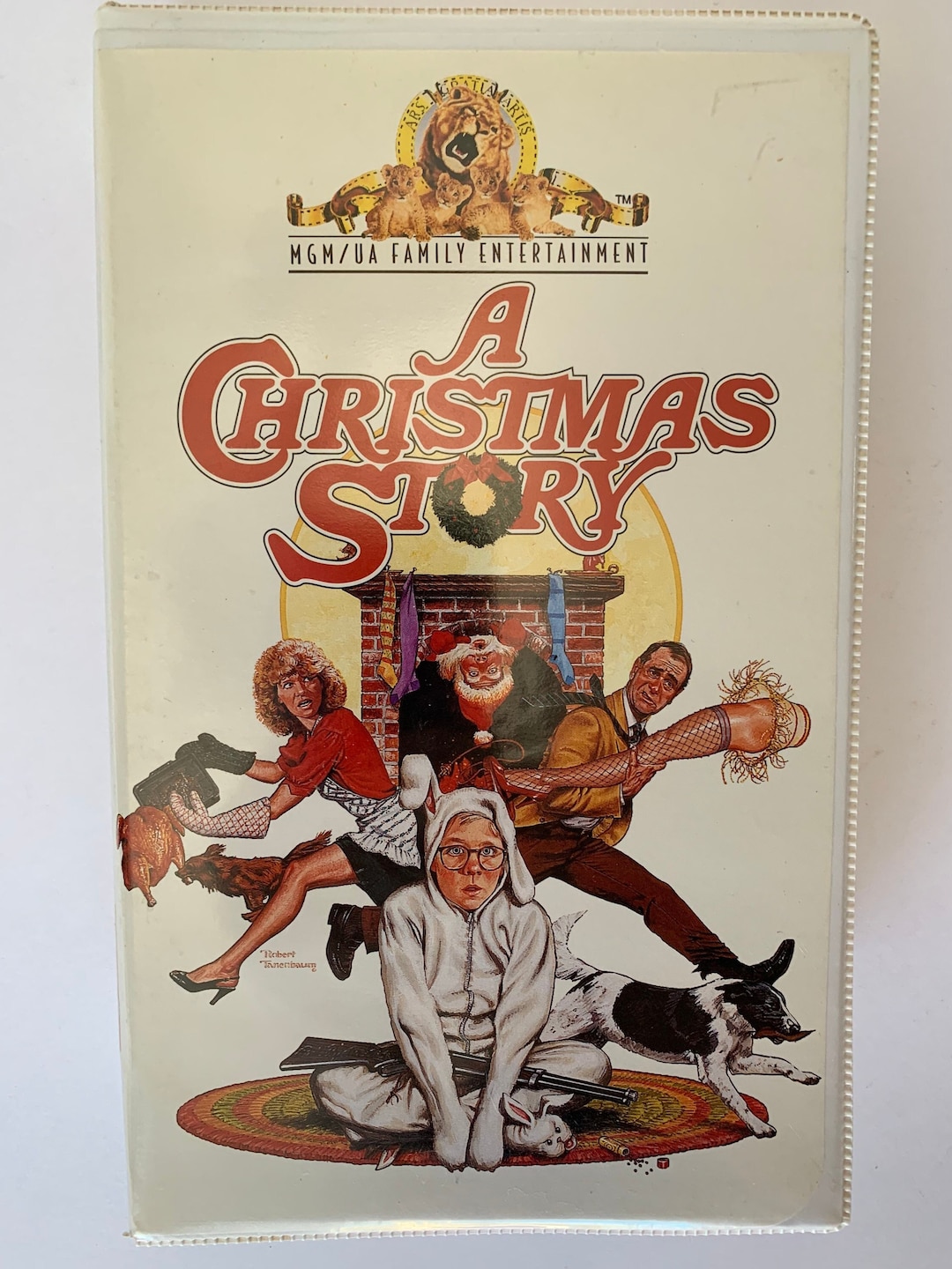 A Christmas Story VHS Clamshell, Vintage 1984 A Christmas Story VHS, Leg Lamp, Ralphie, Classic