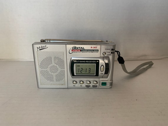 Vintage M-zone Digital 10 Band Radio, Hi-sensitivity Mini Radio With Alarm  Clock, Mzone Model R363, Multi Band Receiver, Mini Handheld Radio 