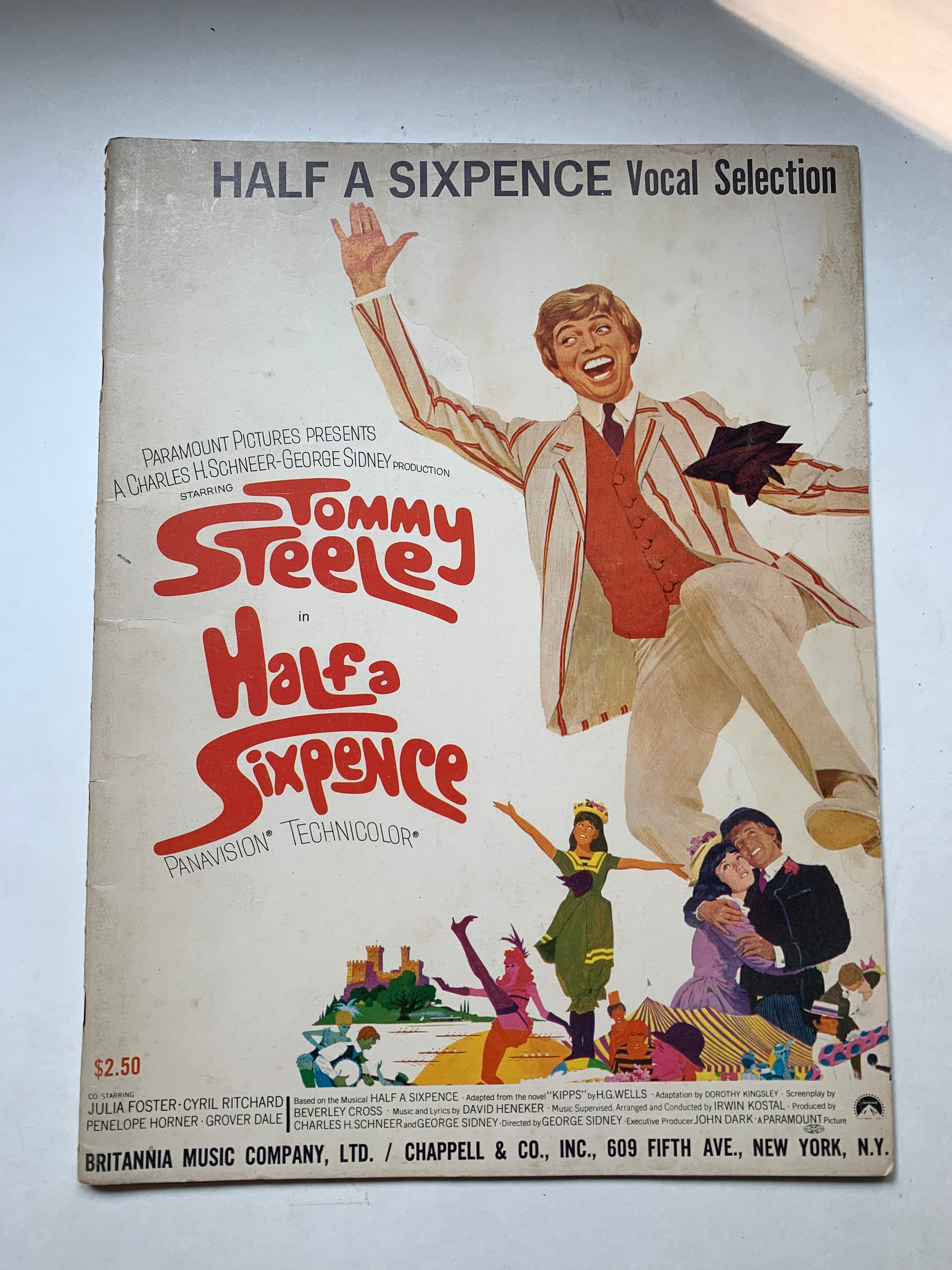 Half a Sixpence Vocal Selection Paramount Pictures Presents Etsy UK
