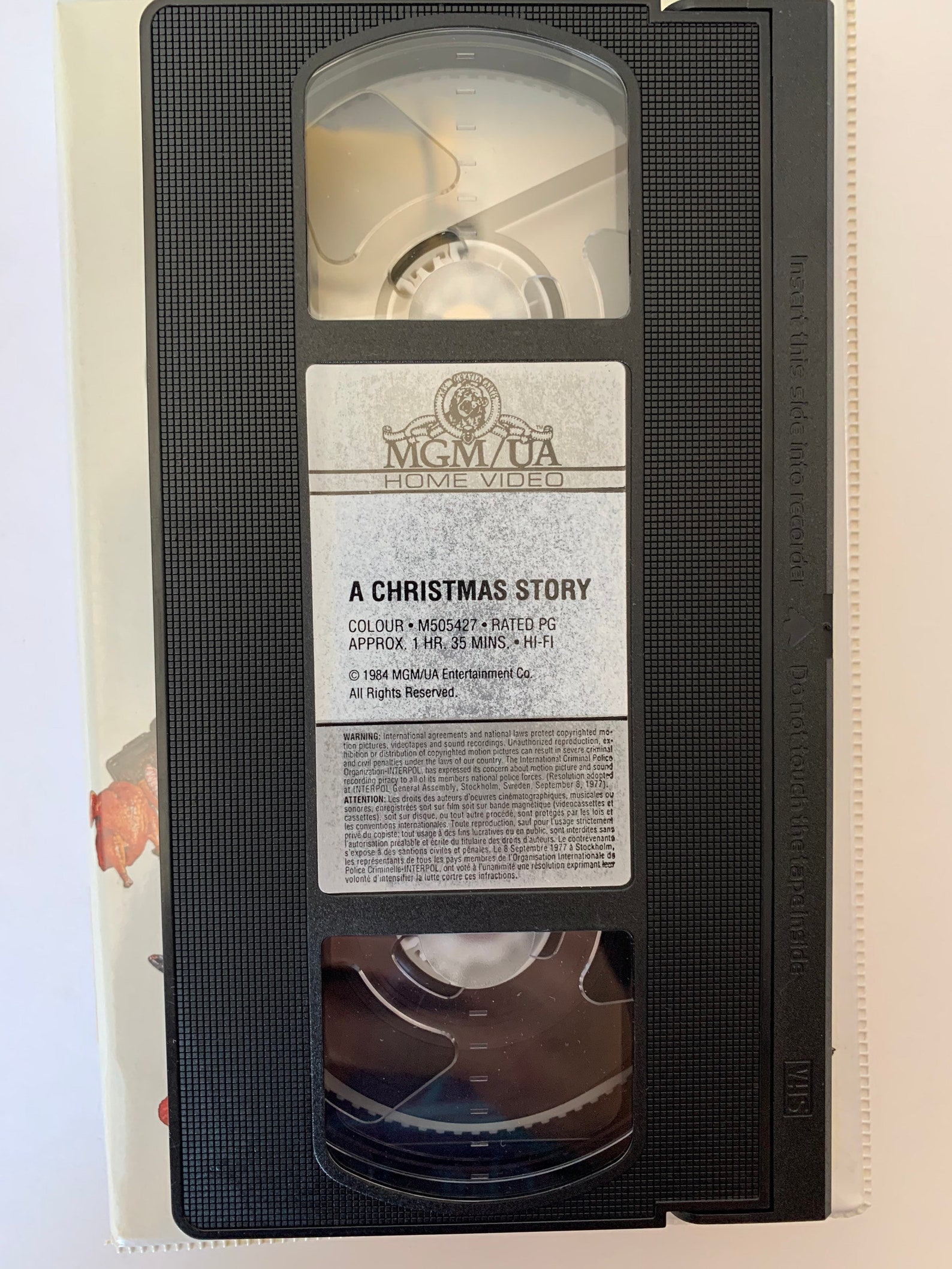 A Christmas Story VHS clamshell MGM/UA Family Entertainment  Etsy