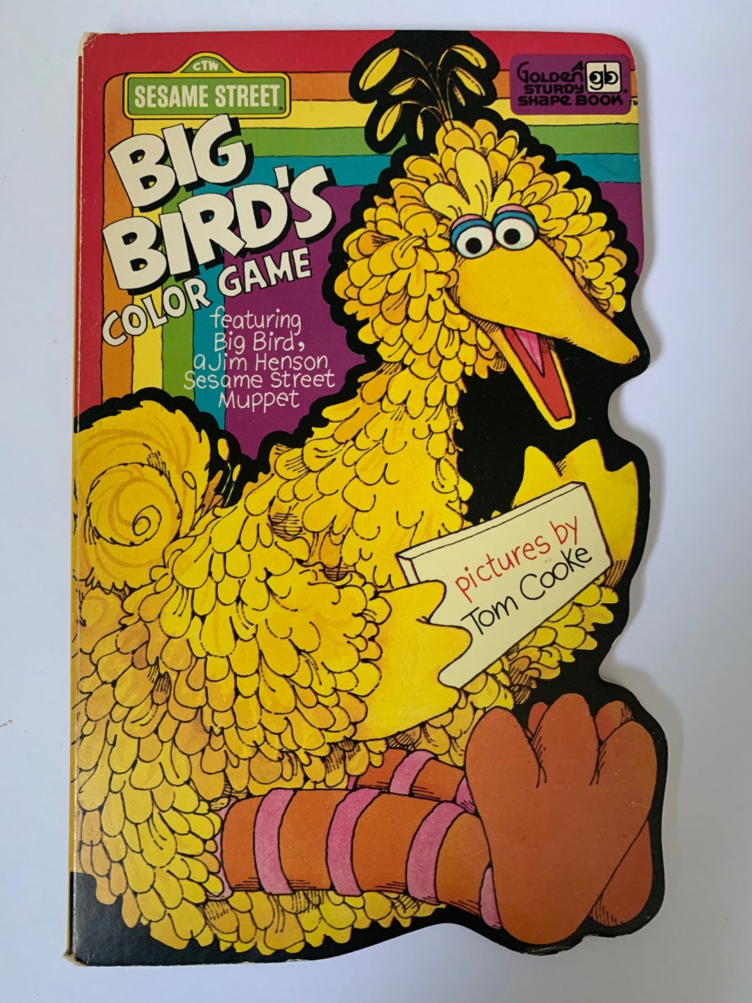 Sesame Street Big Birds Color Game Golden Sturdy Shape Book - Etsy Ireland
