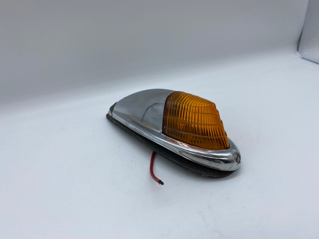 Vintage Truck Clearance Marker Cab Light, Vintage Amber SAFTRAY Truck