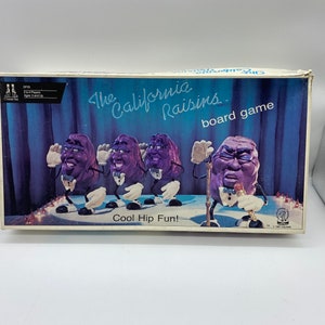 The California Raisins Board Game, 1987 The California Raisins Board Game, Vintage The California Raisins Board Game, Family Game Night