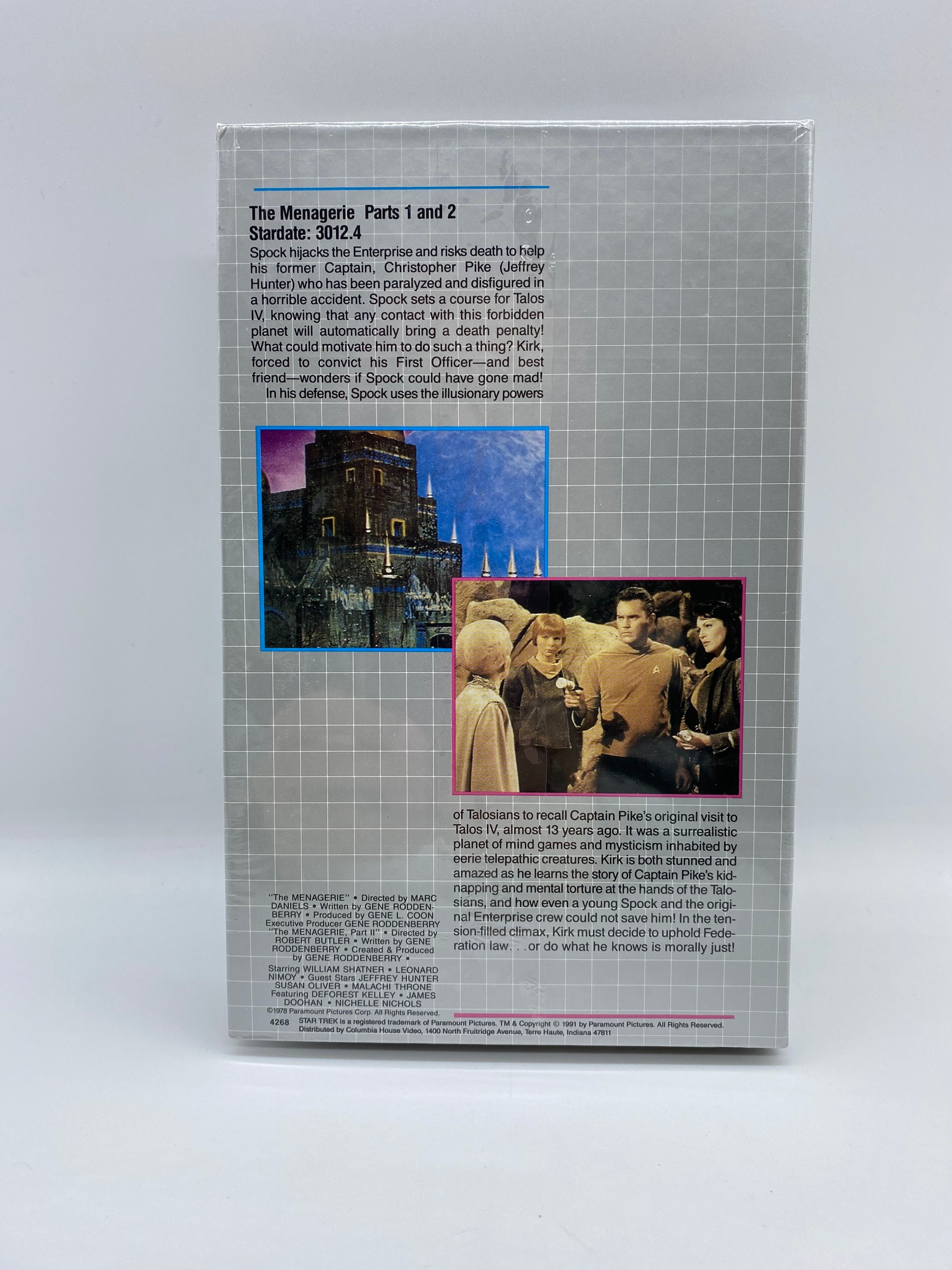 その他 Star Trek 16: Menagerie 1 &amp; 2 [VHS] Star Trek: The Menagerie, Part 1 & 2 | VHSCollector.com