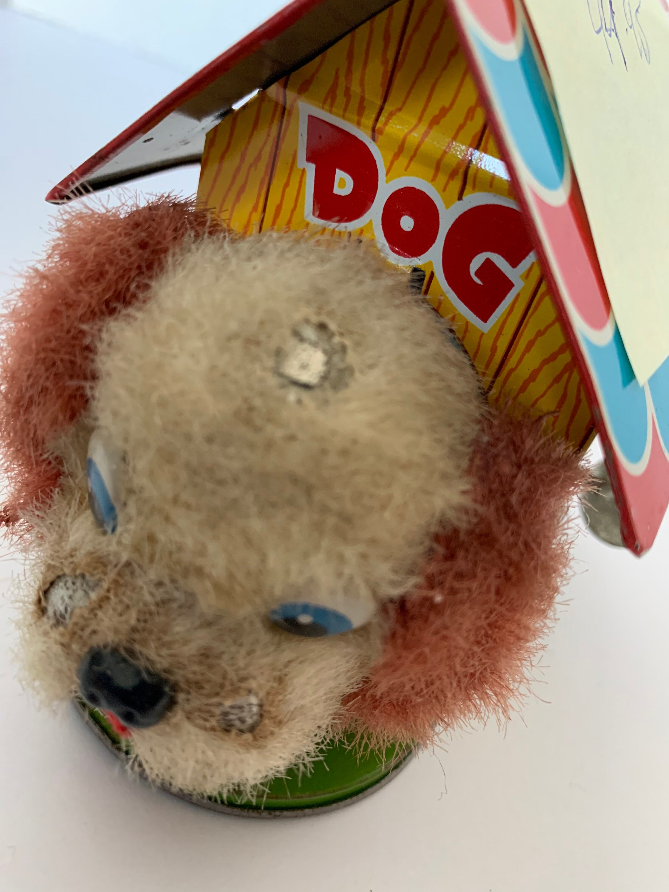 Vintage Tin Toy Dog House Made in Japan Wind up Dog in Dog Etsy New