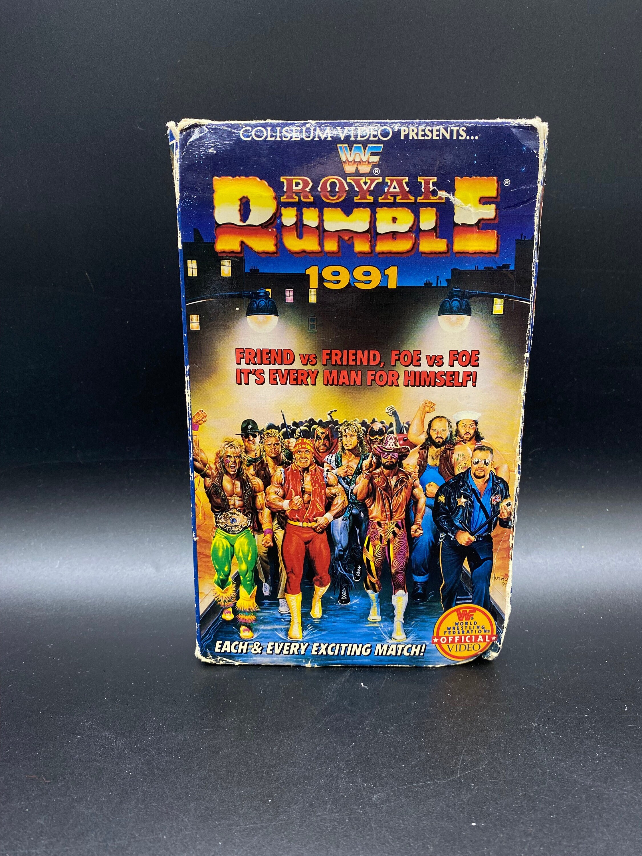 Vintage WWF Royal Rumble 1991 VHS, Coliseum Video Presents WWF 