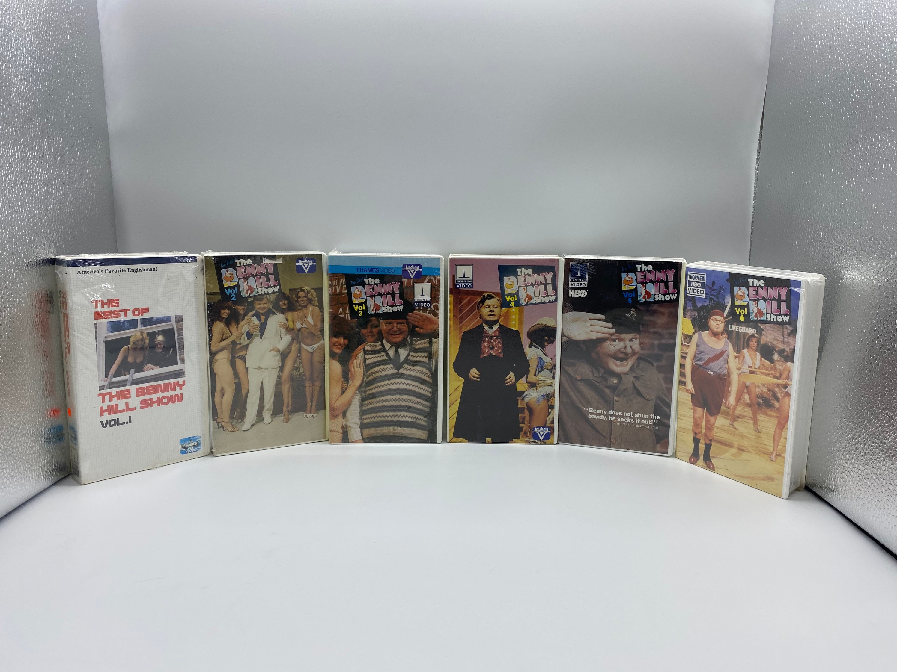 Vintage the Best of the Benny Hill Show Vol 1 to Vol 6 VHS