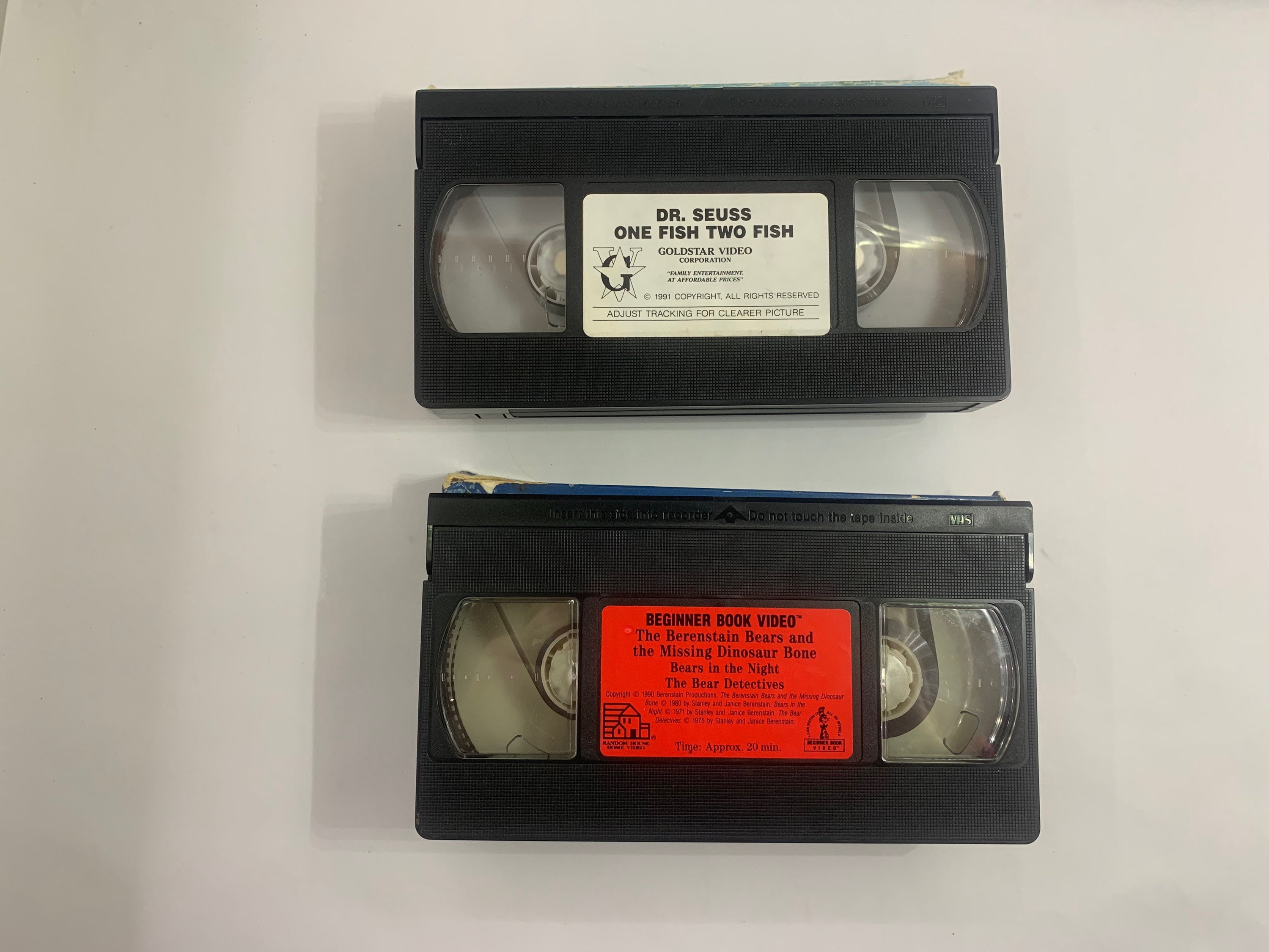 Vintage Dr. Seuss VHS Beginner Book Video One Fish Two Fish Etsy