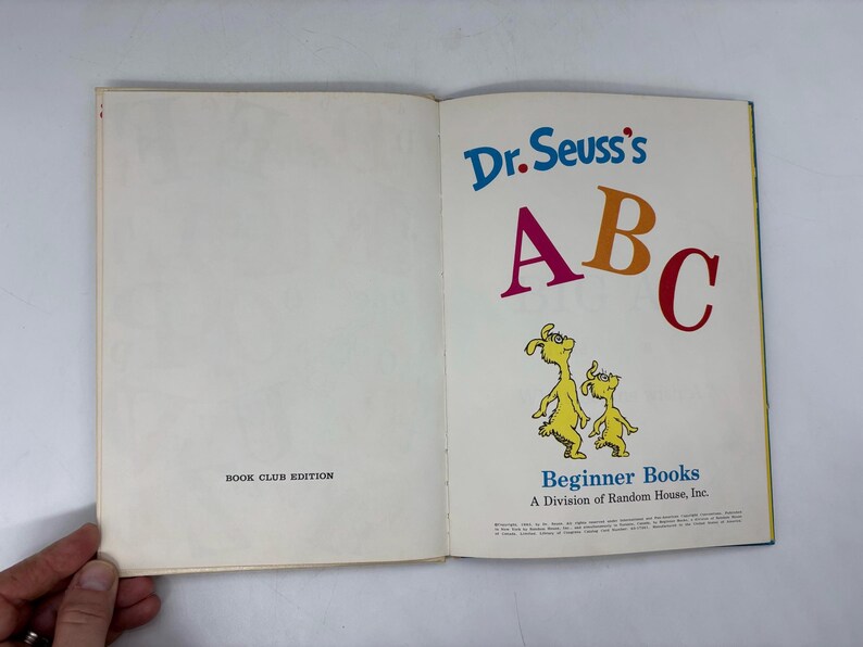 Vintage Dr. Seuss’s ABC Beginner Books, Grolier Book Club Edition, Dr ...