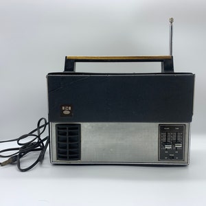 vintage Electronics International, modèle 8000 FE, radio météo marine à ondes courtes pour embarcation de police FM AM, radio 9 bandes entièrement fonctionnelle