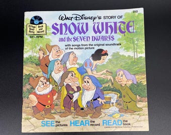 ウォルト・ディズニー・レコード - 白雪姫 - 1961 - Etsy 日本
