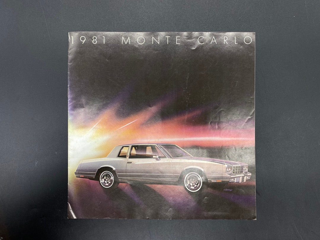 1981 Monte Carlo Chevrolet Brochure, 1981 Monte Carlo Chevrolet Dealer