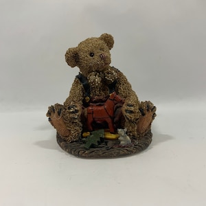Cottage Collectibles Dempster - My Favorite Things, 1995 by Lorraine, Dempster Bear Figurine, Ganz Bear Figurine, Style CC2003, Vintage Ganz