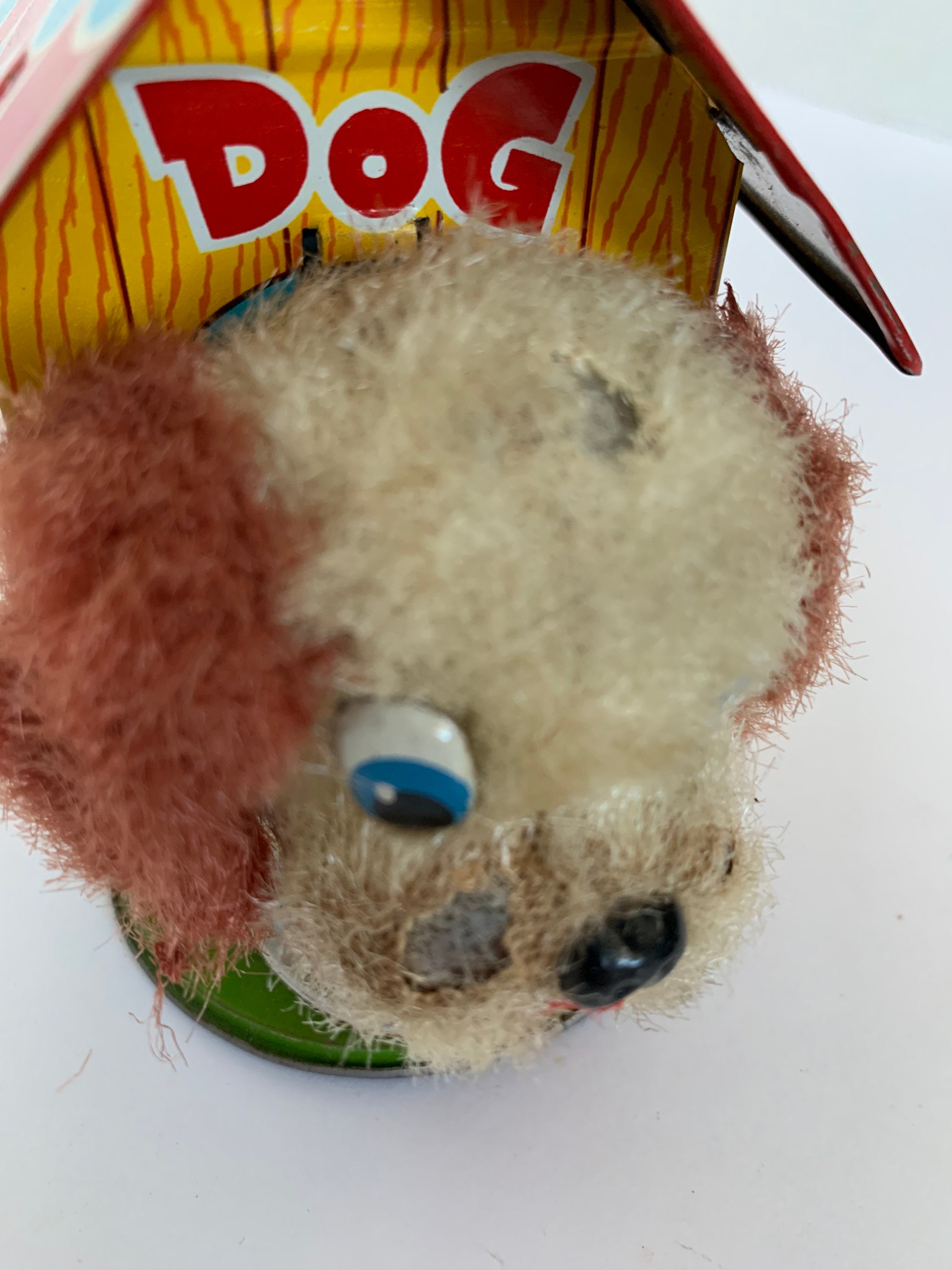 Vintage Tin Toy Dog House Made in Japan Wind Up Dog in Dog Etsy