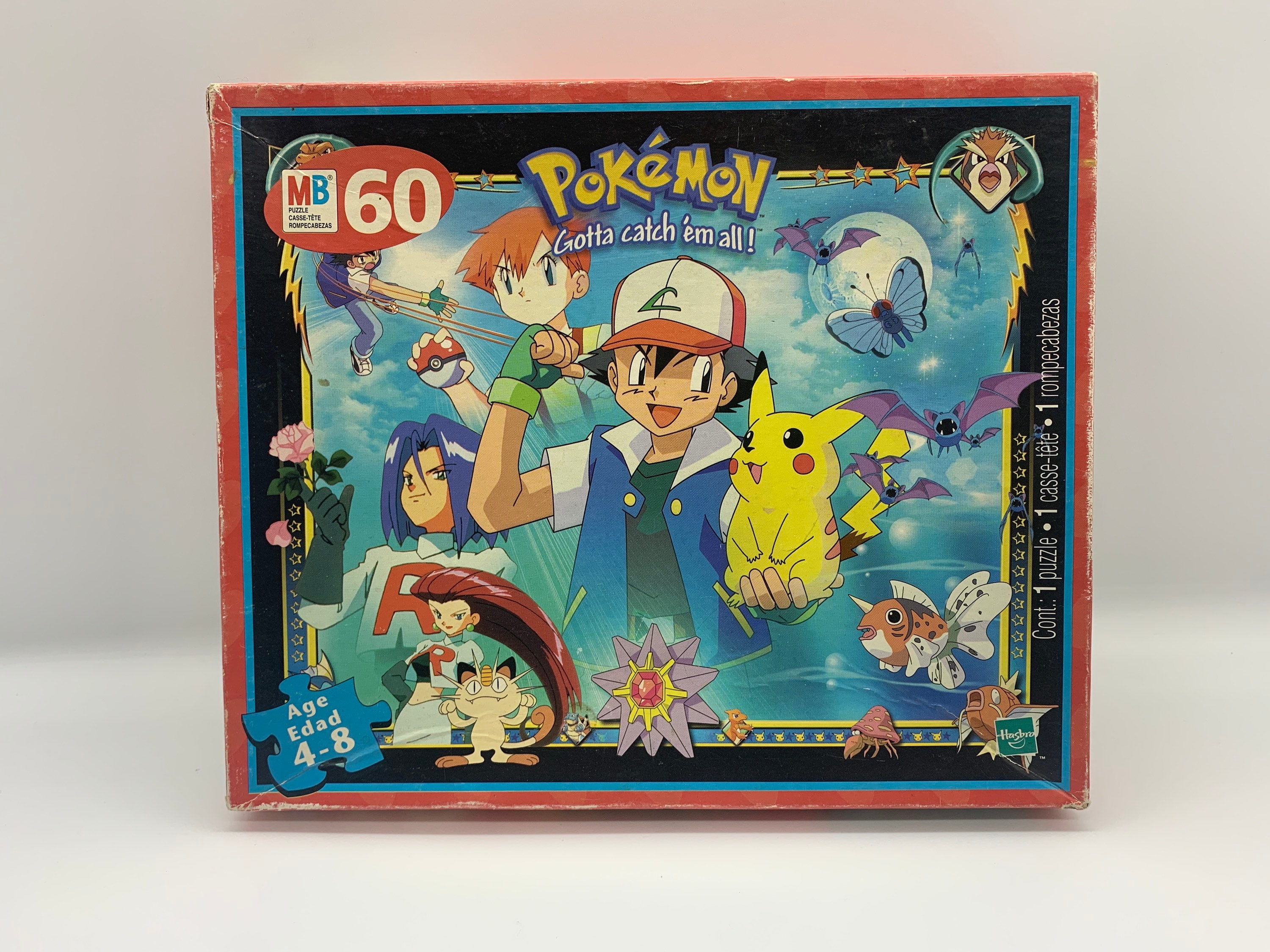 Pokémon Gotta Catchem All 60 Pieces Puzzle Milton - Etsy Hong