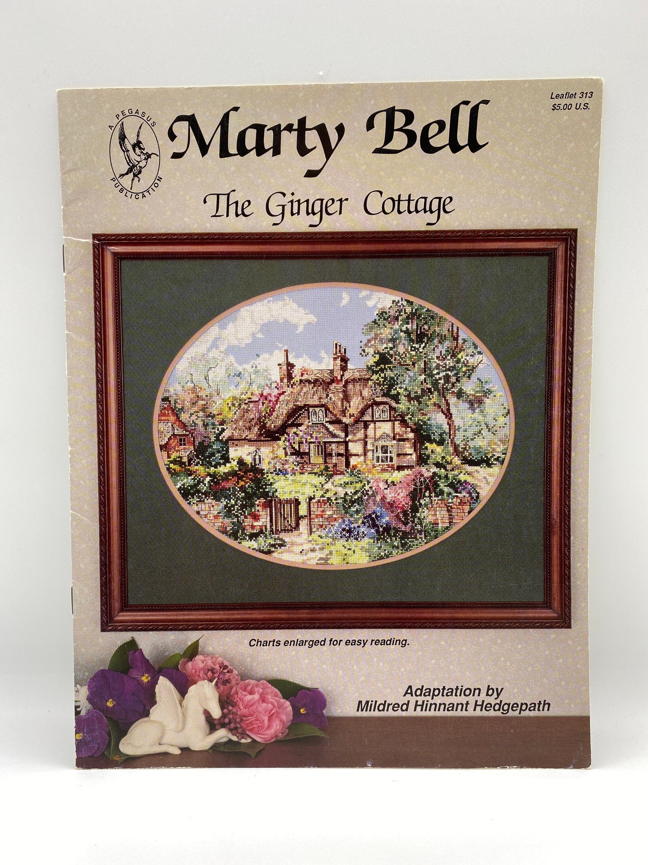 Marty Bell the Ginger Cottage Cross Stitch Pattern, Marty Bell