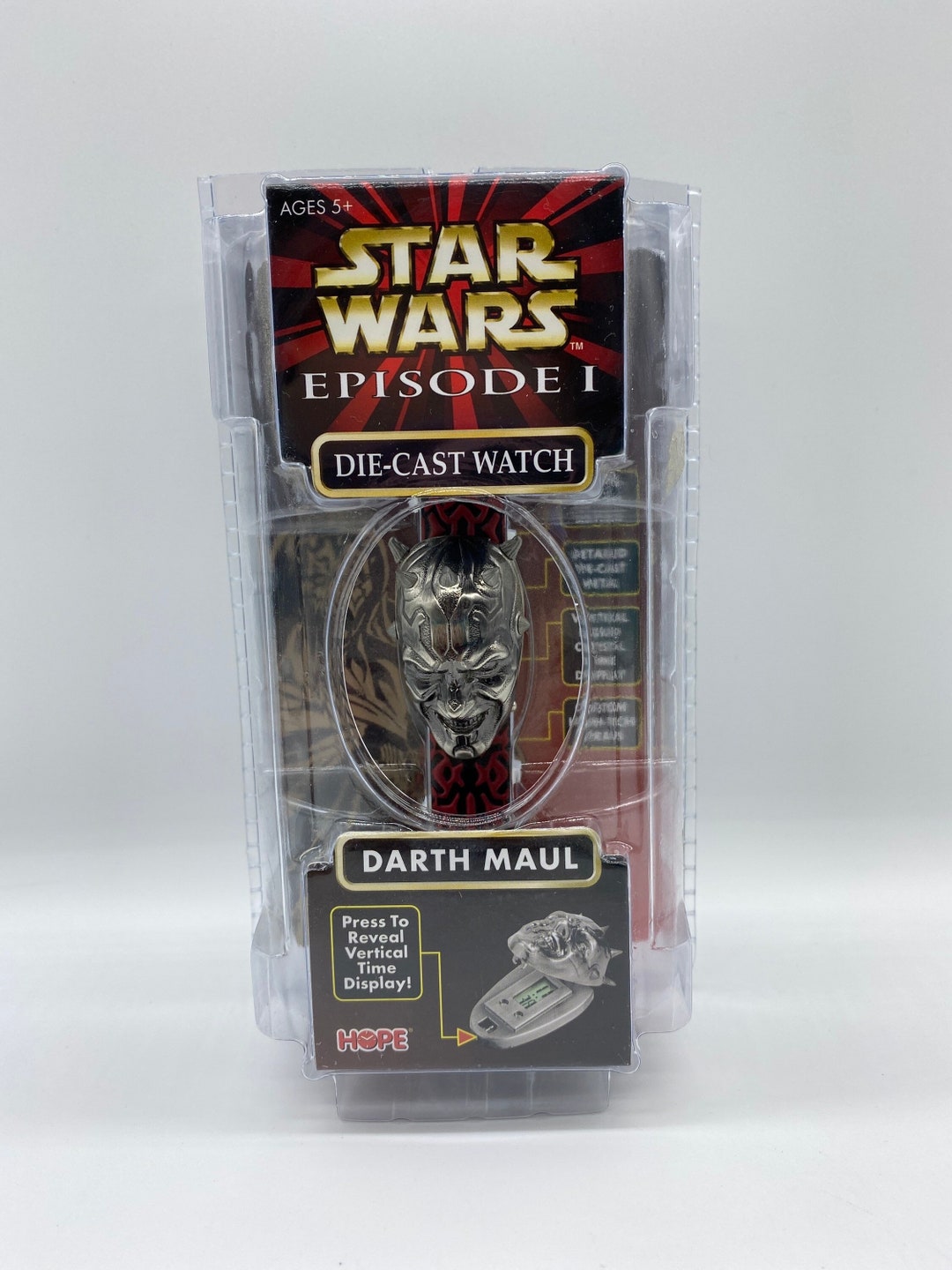 Star Wars Episode 1 Die Cast Watch Darth Maul, 1999 Darth Maul Die