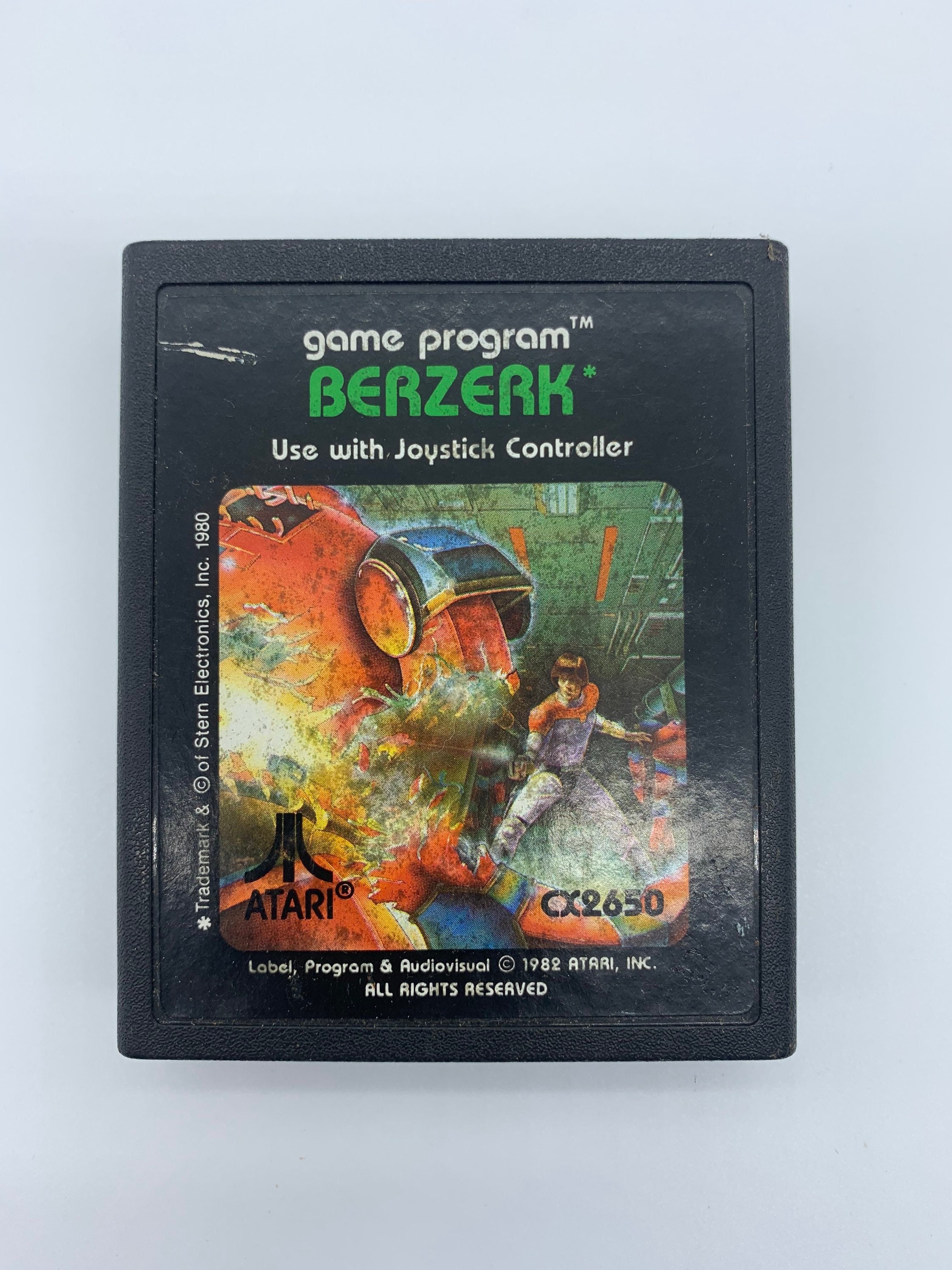 Lot 3 Cartouches ATARI 2600 PAL : Space Invaders + Yars' Revenge + Berzerk - Bon état