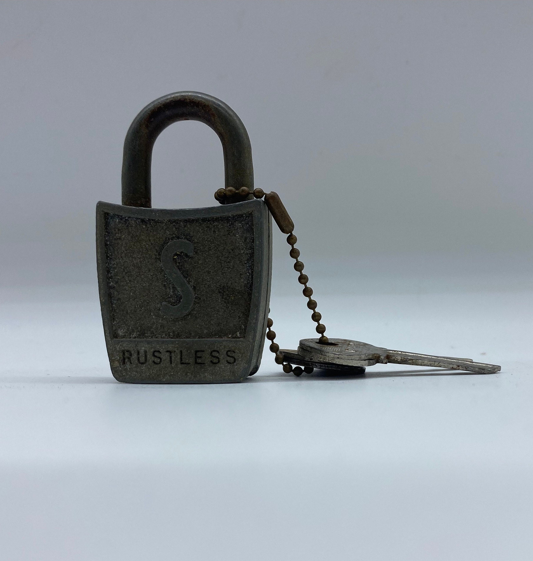 Vintage Set of 2 SlayMaker Rustless Locks with Keys - 1950's - Ruby Lane