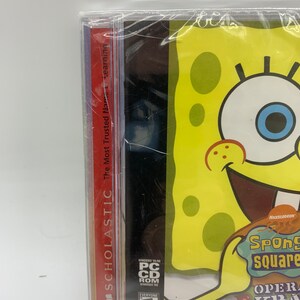 Vintage SpongeBob SquarePants Operation Krabby Patty Game Windows 95/98 PC Cd ROM Windows ME, 2001 SpongeBob SquarePants Computer Game image 3