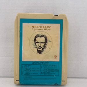 メル・ティリス グレイテスト・ヒッツ 8 トラック、メル・ティリス 8 トラック カートリッジ、1974 メル・ティリス、ヴィンテージ メル・ティリス アンド ザ・ステイツサイダーズ、MGM レコード 8 トラック