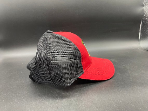 Auto Value Red and Black Mesh Hat, Auto Value Vel… - image 4