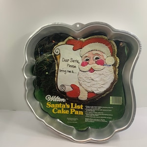 Vintage 1982 Wilton Christmas Tree Cake Mold Pan Treeliteful Aluminum