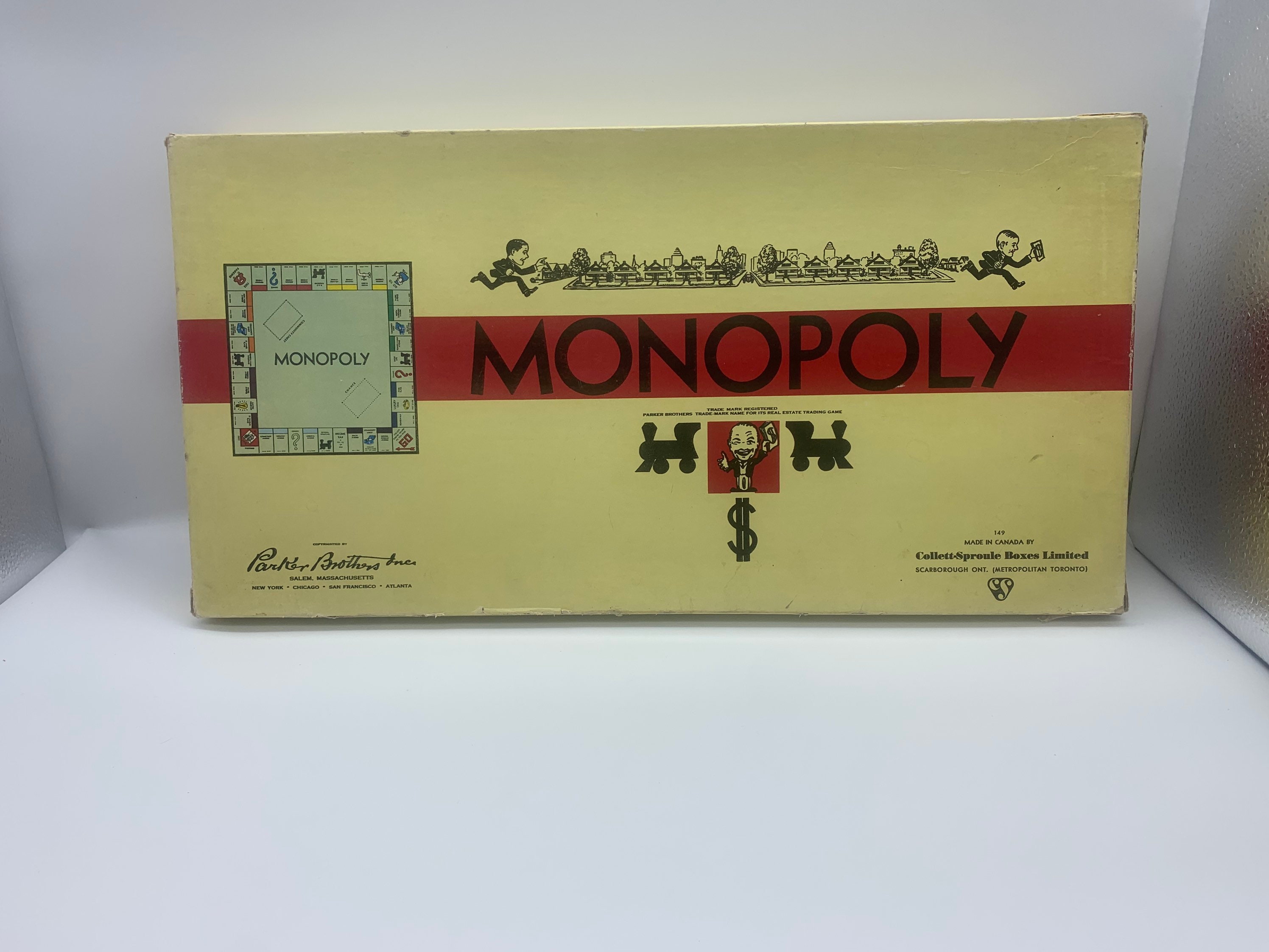 Vintage Monopoly Game 1946 Monopoly Wooden Game Pieces Etsy