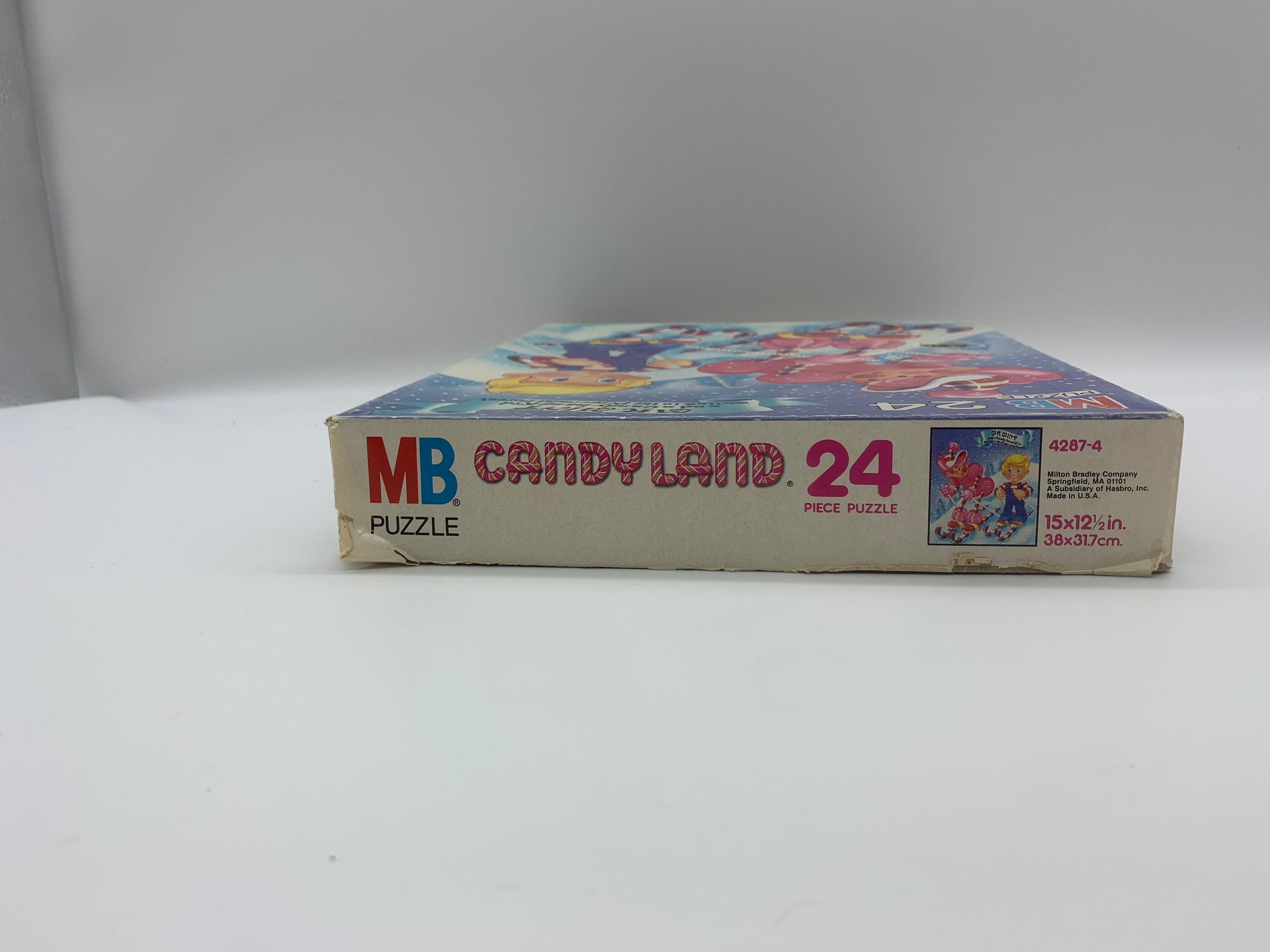 Vintage Candyland 24 Piece Puzzle, Milton Bradley Candyland Mr