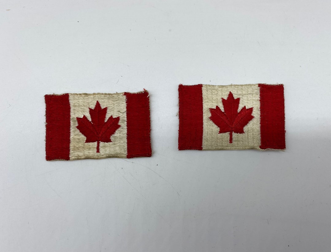 Vintage Canada Flag Patches, Canada Flag Travel Patch, Canada Flag ...