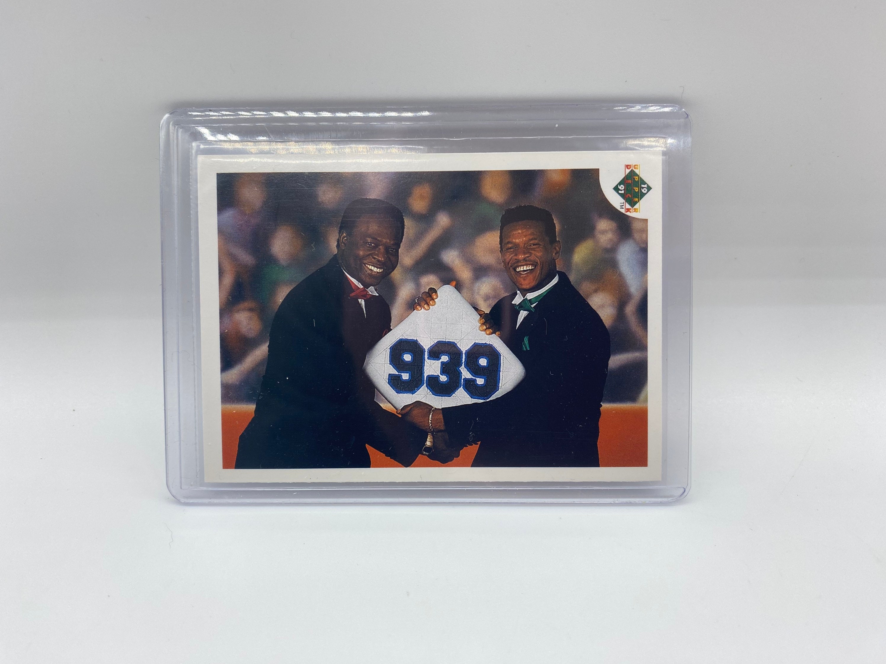 1991 Upper Deck 939 Stolen Base Leader Baseball Card, Vintage 91