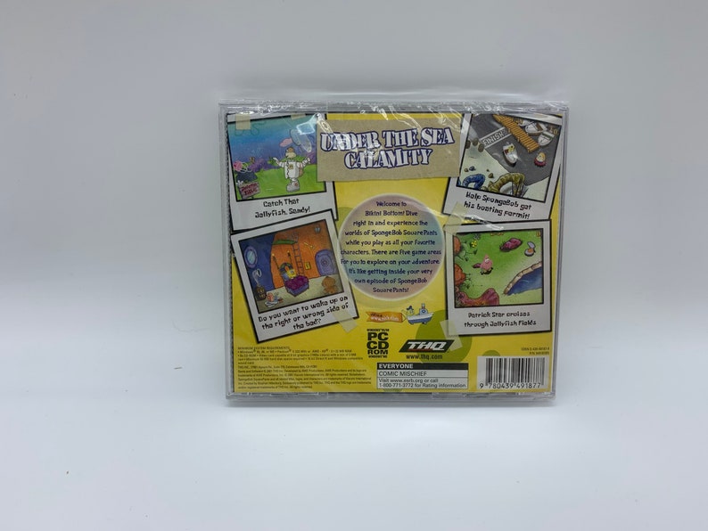 Vintage SpongeBob SquarePants Operation Krabby Patty Game Windows 95/98 PC Cd ROM Windows ME, 2001 SpongeBob SquarePants Computer Game image 4