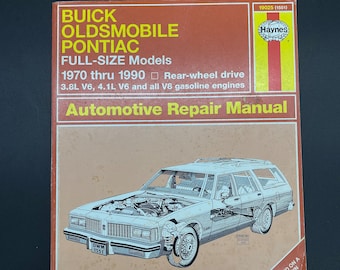 Buick Oldsmobile Pontiac modelo completo 1970 a 1990 Manual de reparo Haynes, General Motors modelos completos Manual de reparo Haynes 19025