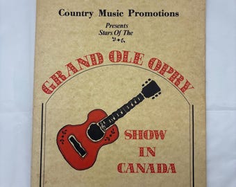 Vintage Grand Ole Opry Show in Canada 1979, Country Music Promotions Presents Stars of The Grand Ole Opry Show in Canada,1979 Grand Ole Opry