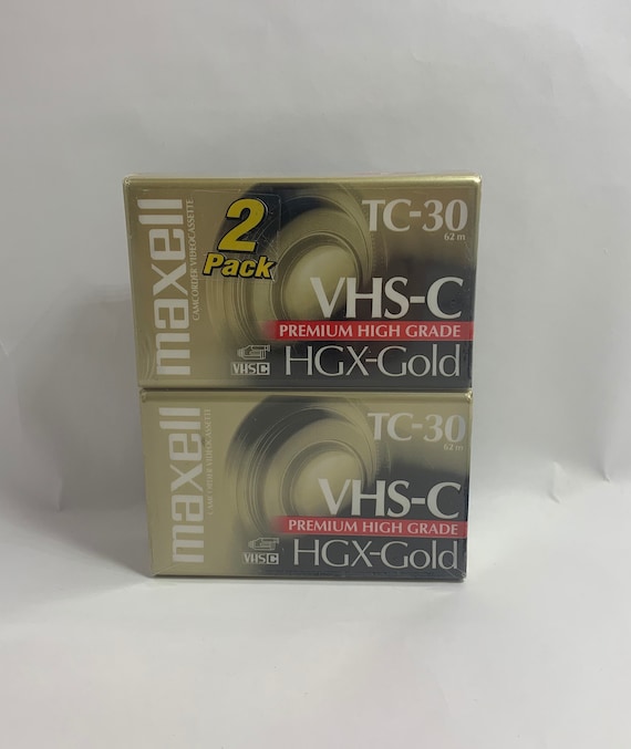 Vintage Maxwell VHS-C Set of 2 Premium High Grade HG Gold - Etsy UK