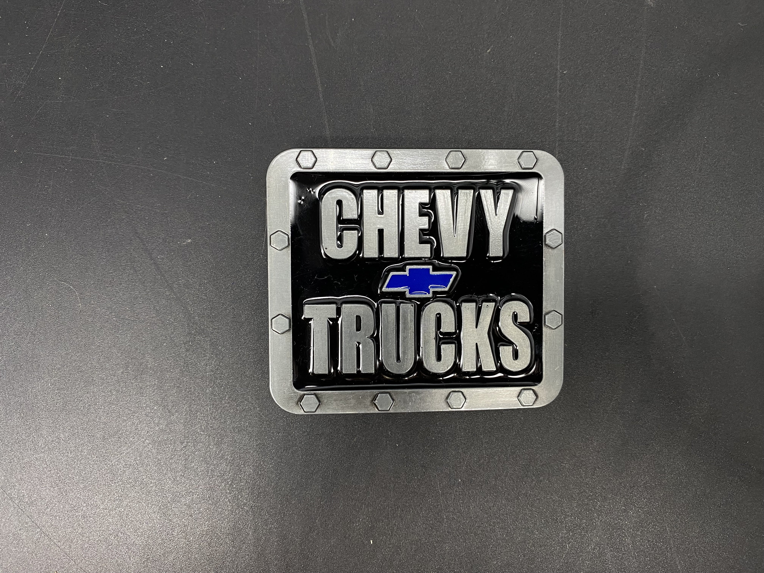 Chevy Trucks Belt Buckle Chevy Trucks Liscence plate style Belt Buckle Large Enamel Chevy Trucks Belt Buckle Transportation Belt Buckle