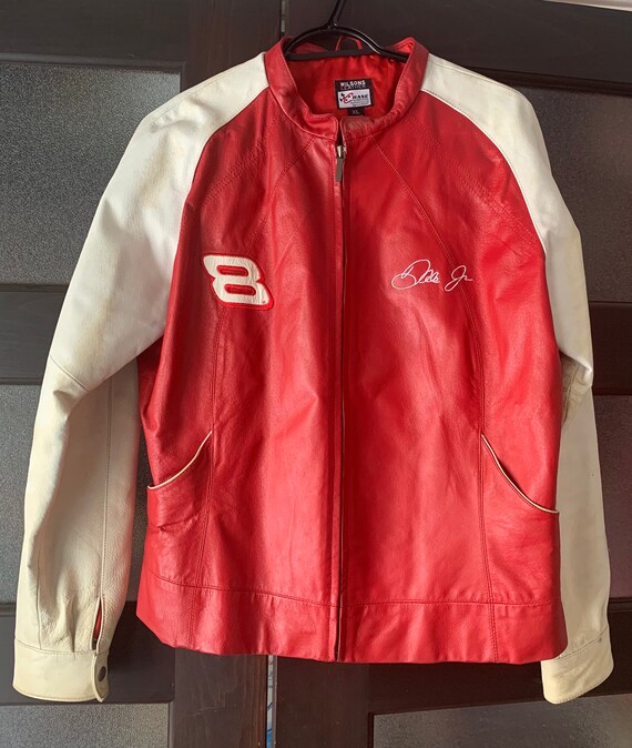 NASCAR Dale Jr. Womens Leather Jacket 